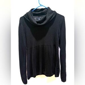 Banana Republic Black Cowl Neck Lightweight Sweater